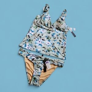 ALEX MARIE | NEW Women's 2pc Nadine Tankini Top Hipster Swim Bathing Suit‎ | 14